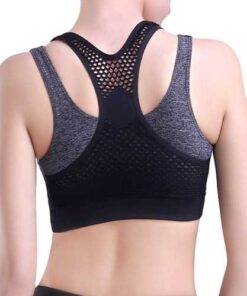 Alternative view of Professional Seamless Shockproof  Mesh Running Bra
