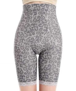 Plus Size Elastic High Waist Printing Abdomen Panties Seamless Postnatal Shapewear Pants For Women