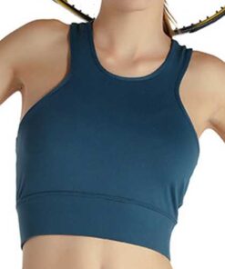 Women Comfort Shakeproof Solid Color Wireless Pullover Yoga Sports Bra
