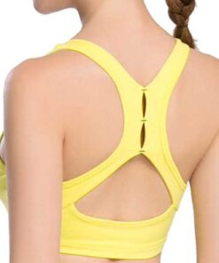 Alternative view of Women Sexy Character Backless Elastic Sport Tops Breathable Shockproof Yoga Vest Bra