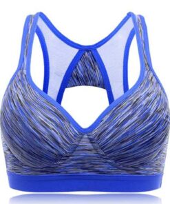 Mixed Yarn Shockproof Wireless Comfort Moving Sports Bra