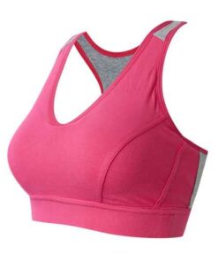 Women Cotton Breathable Push Up Professional Running Sport Yoga Bra