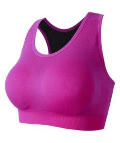 Alternative view of Pre-Shake Gather Wireless Sleeping Underwear Vest Running Sports Bra