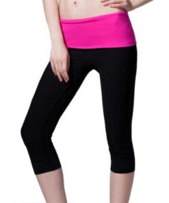 Fashion Modal Elastic Slimming Yoga Running Fitness Cropped?Trousers