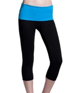 Alternative view of Fashion Modal Elastic Slimming Yoga Running Fitness Cropped?Trousers