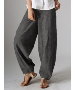 Alternative view of Casual Solid Harem Pants