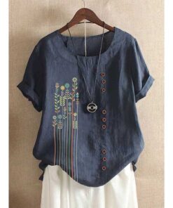 Alternative view of Bohemian Print Short Sleeve T-Shirt