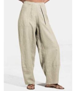 Casual Solid Harem Pants