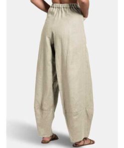 Alternative view of Casual Solid Harem Pants