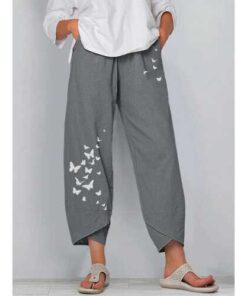 Alternative view of Butterflies Print Pants