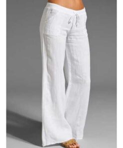 Woman Casual Solid Pants