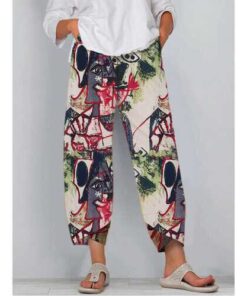 Alternative view of Colorful Ethnic Print Pants