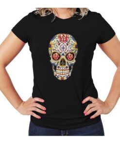 Carnival Skull Women T-Shirts